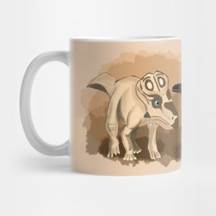 Aziraphale and Crowley as Dinosaurs Mug